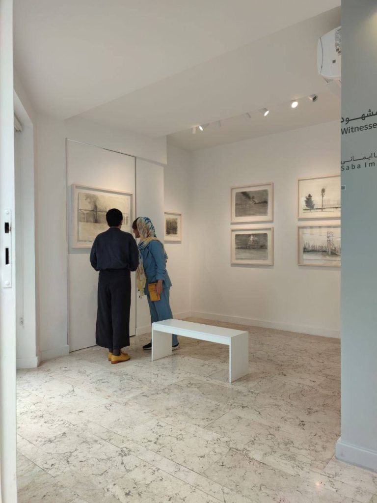 saba imani - witnessed horizon - installation views