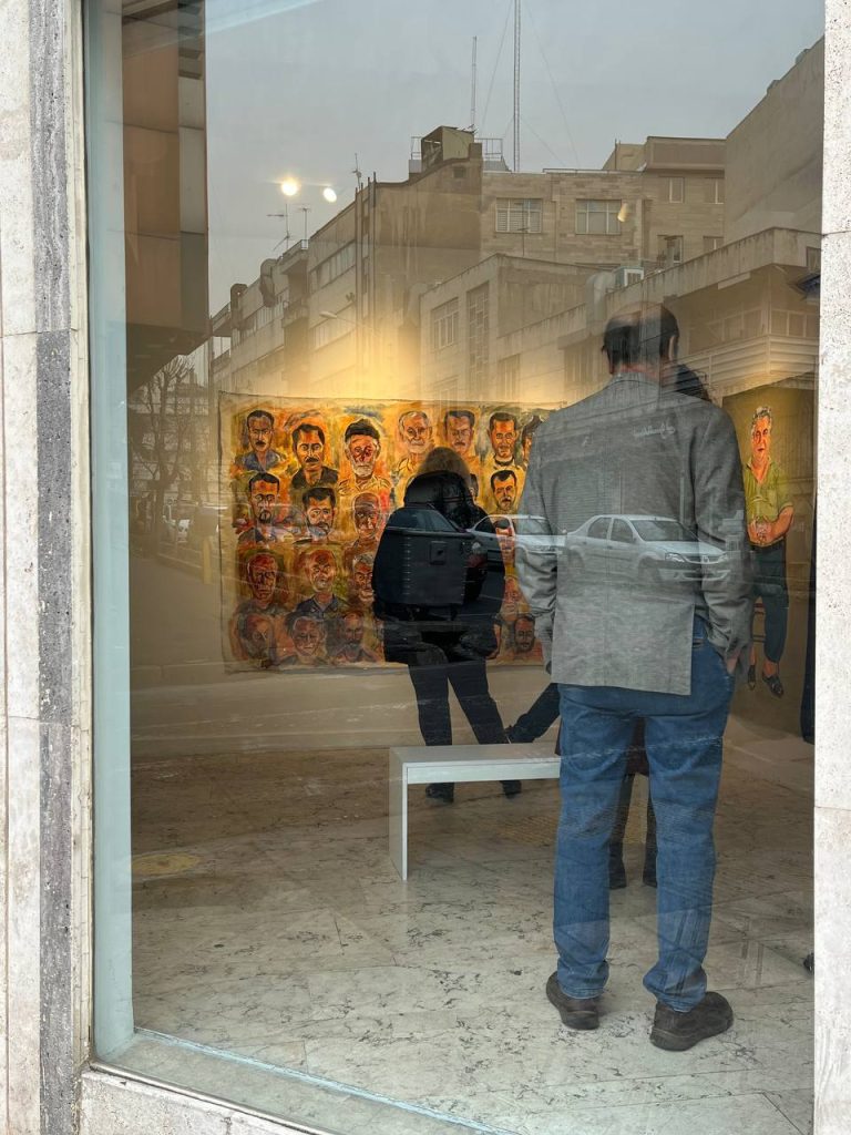 NEMAT LALEI - faces - installation views