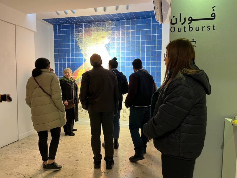 pegah shamloo - outburst - installation views