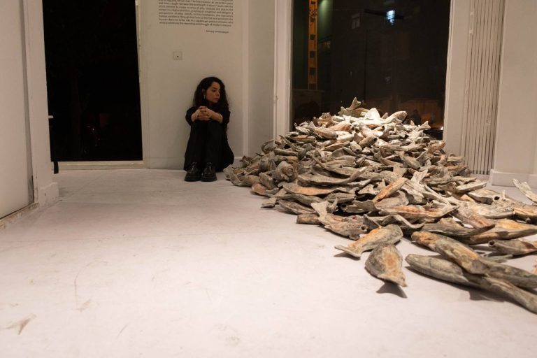 Installation of The Fish That Have Run With Me 1